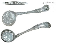 Victorian Silver Sugar Sifting Spoon 1856
